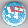 Badge de l'ONU France Liban - Organisation des Nations-Unies