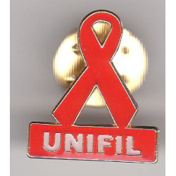 Pin's Sidaction UNIFIL de l'O.N.U. au Liban (1)