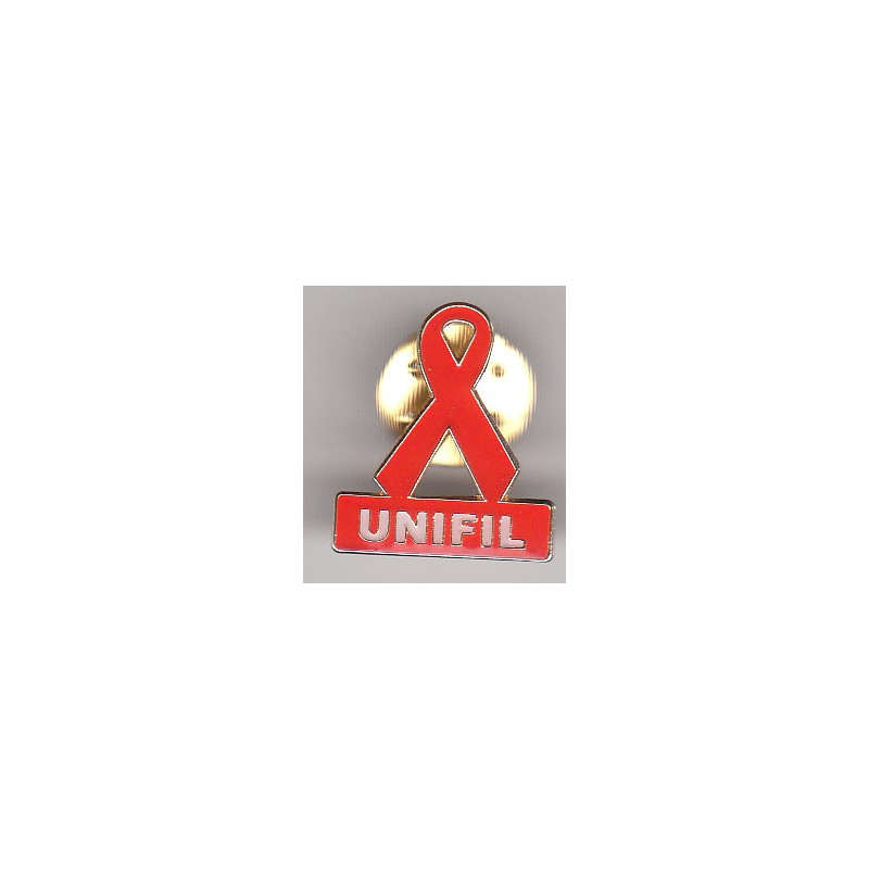 Pin's Sidaction UNIFIL de l'O.N.U. au Liban (1)