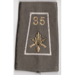 Fourreau d'épaule de la Compagnie de Commandement et de Logistique / C.C.L. du 35ème Régiment d'Infanterie