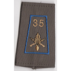 Fourreau d'épaule 1ère Compagnie du 35ème Régiment d'Infanterie