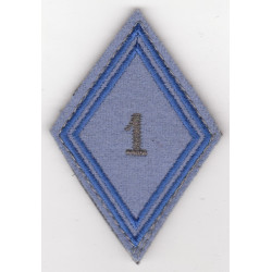 Losange de bras 1er Régiment du Matériel sous-officier / officier à velcro