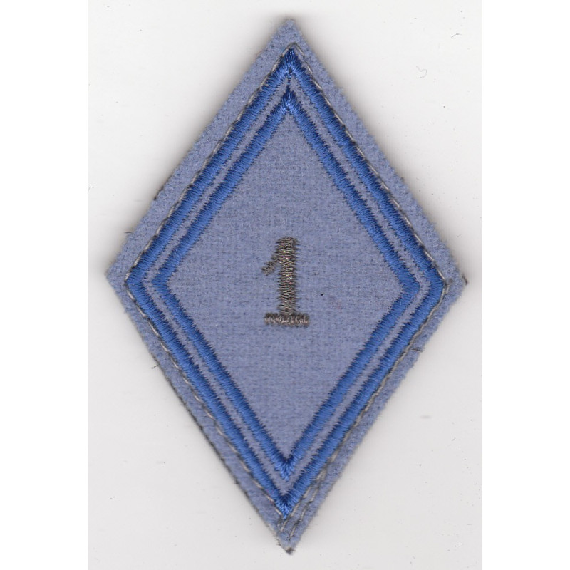 Losange de bras Sous-Officier / Officier du 1er Régiment du Matériel à velcro