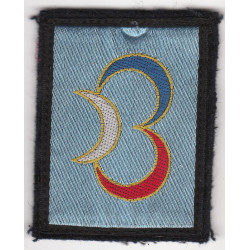 Ecusson de veste 3ème Division Blindée (ex 3° D.I.A.) à crochets