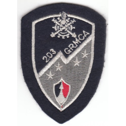 Ecusson brodé du 203ème Groupe Réparation Matériel de Corps d’Armée 