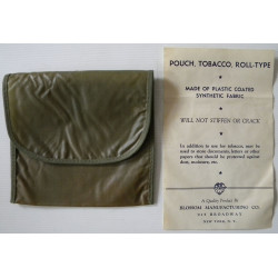 Blague à tabac verte - Pouch tobacco Roll-type