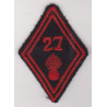 Losange de bras 27ème Régiment d'Infanterie à coudre