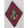 Losange de bras Troupes de Marine sous-officier/officier à velcro