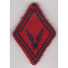 Losange de bras Générique Troupe / Militaire du Rang de l'ALAT - Fond Rouge Artillerie à coudre