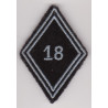 Losange de bras Troupe / Militaire du Rang du 18ème Régiment de Transmissions à coudre
