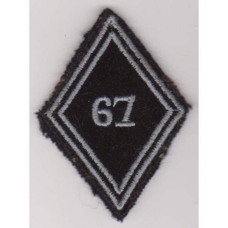 Losange de bras 67ème régiment de Transmissions à coudre