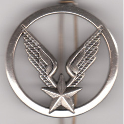 Insigne de Béret Aviation Légère de l'Armée de Terre argenté