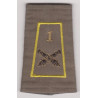 Fourreau d'épaule Liste jaune du 1er Régiment d'Artillerie