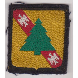 Ecusson 4ème Division Blindée - 61ème Division Militaire du Territoire à coudre