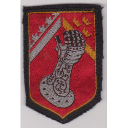 Ecusson 6ème Division Blindée en Alsace de 1977 à 1984 à crochets