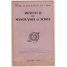 Mémento de Manoeuvres de Force - EAT - 1952