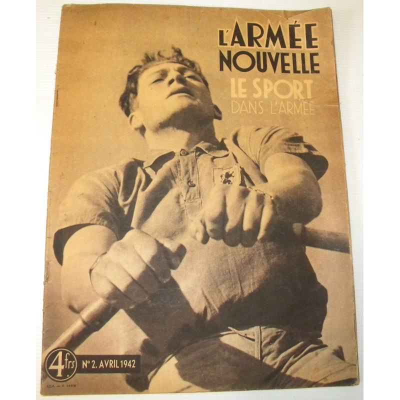 Magazine L'Armée Nouvelle N°2 d'Avril 1942