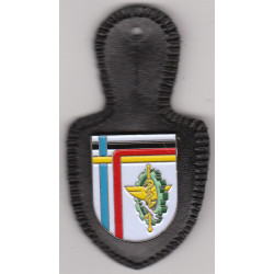 Bataillon de Commandement et de Soutien de la Brigade Franco-Allemande - Matriculé, sur cuir